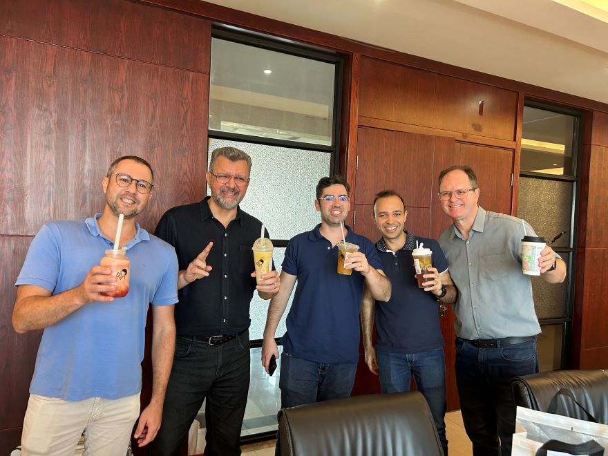 Brazilian Customer Visits HISURP, confortans Societas cum Ducens Industrial HVAC Manufacturer
